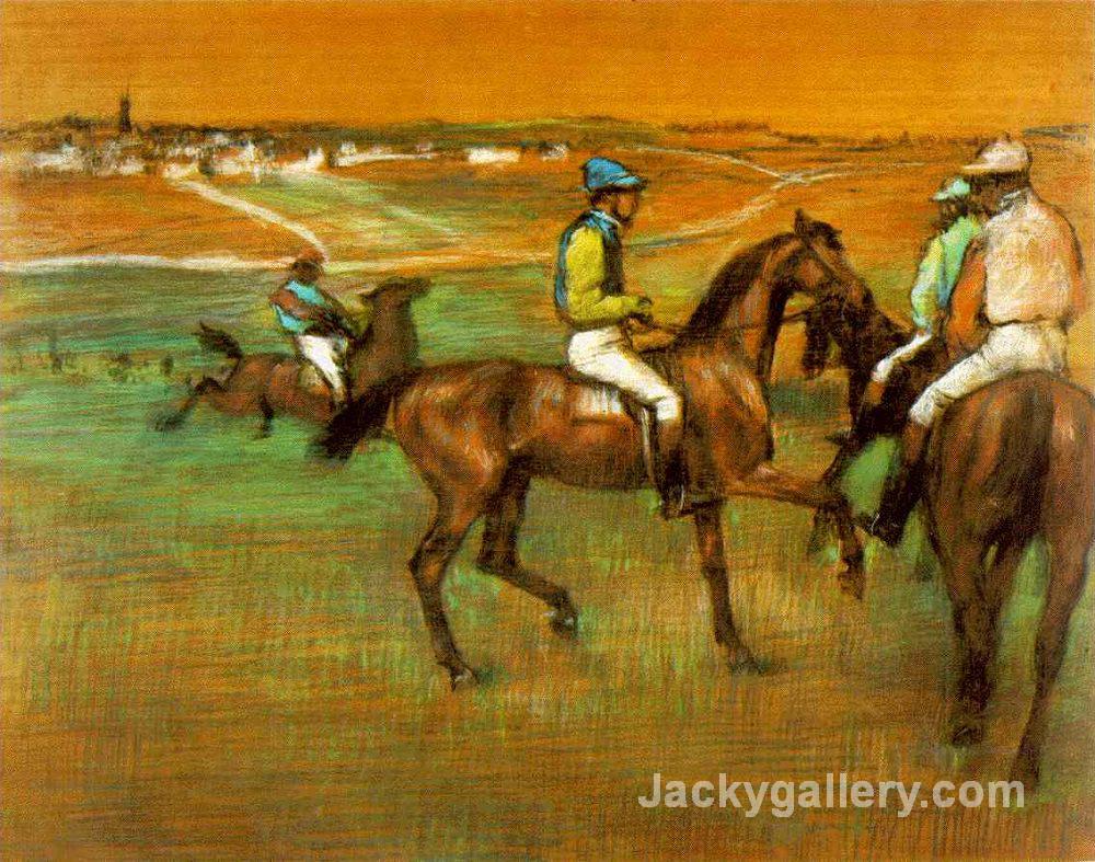 Race Horses-88 by Edgar Degas paintings reproduction